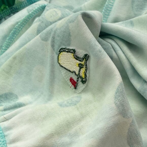 Magnolia Lane Women's Masters Pajama Pants Loungewear Green Blue Cotton Size XS - Picture 11 of 12